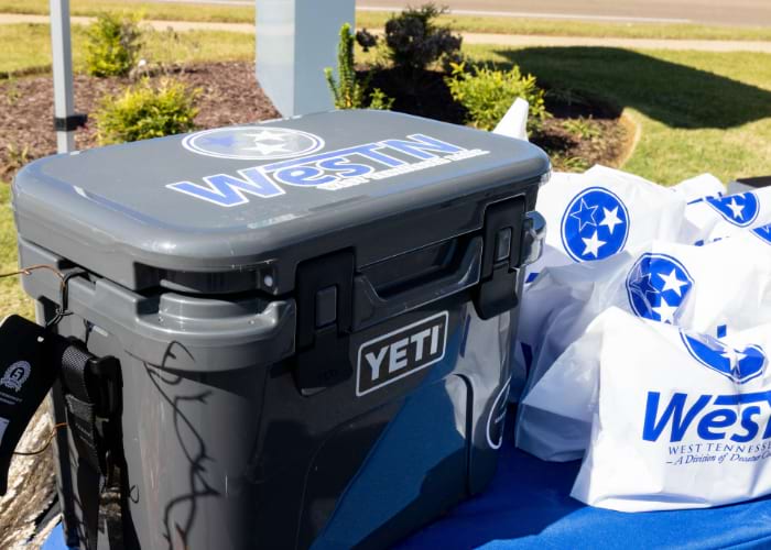West Tennessee Cooler and Bags to celebrate the 125th anniversary