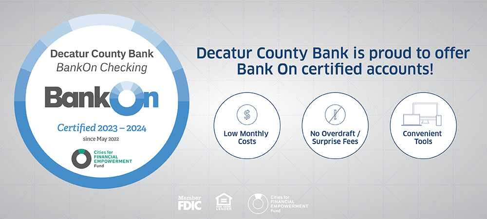 BankOn Logo and certified accounts